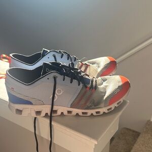 On Running Men's Blue and Orange Athletic Shoes size 13